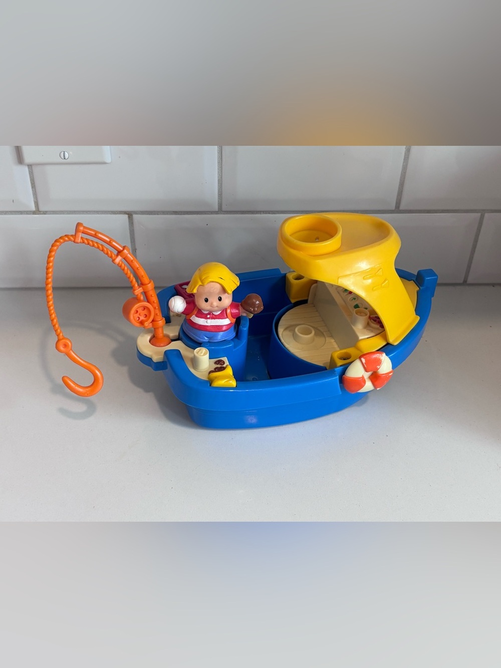 Fisher Price Little People boat with boy